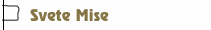 Svete Mise